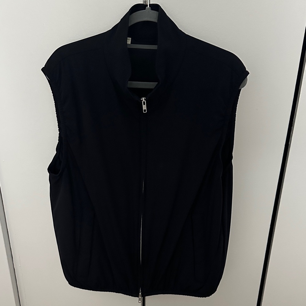 Suitsupply Navy Light Padded Zip Vest